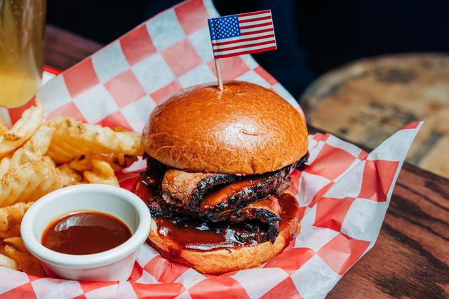 Sliced Brisket Sandwich