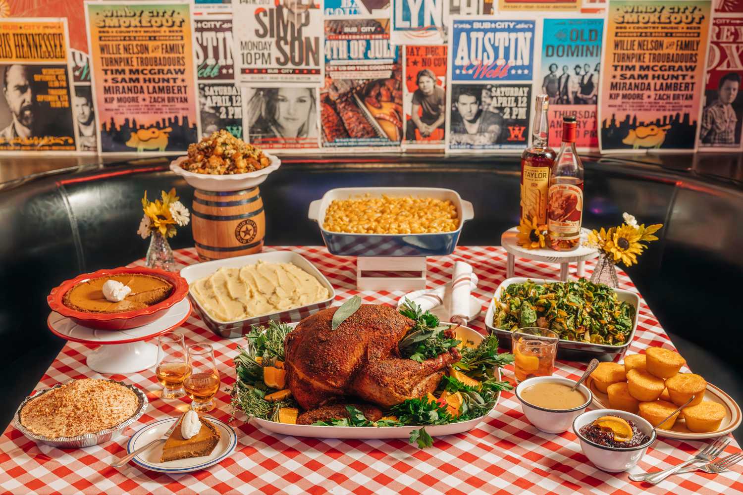 A thanksgiving feast
